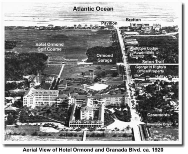 Early Granada Ave. Aerial View